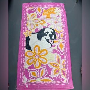 Vintage Big Dog Beach Towel
